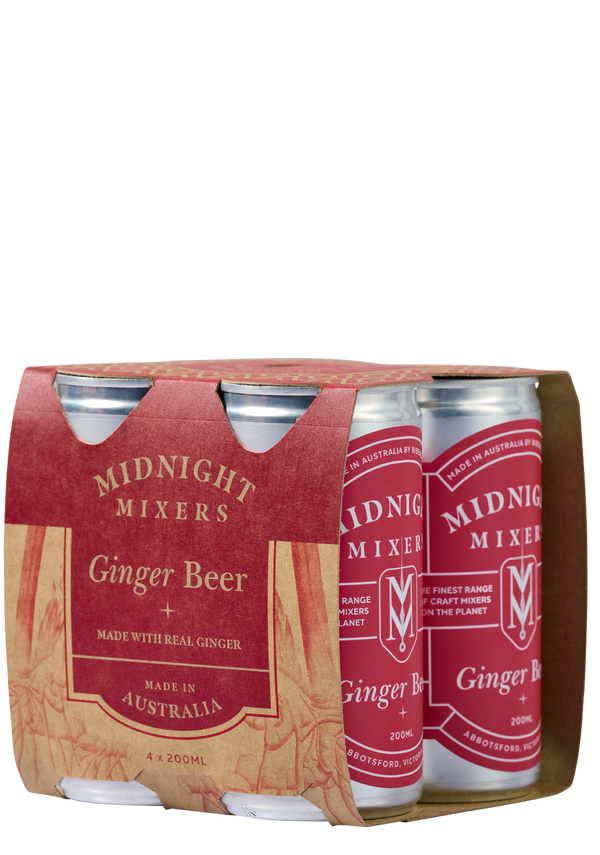 Midnight Mixers Ginger Beer 6 X 4 pack