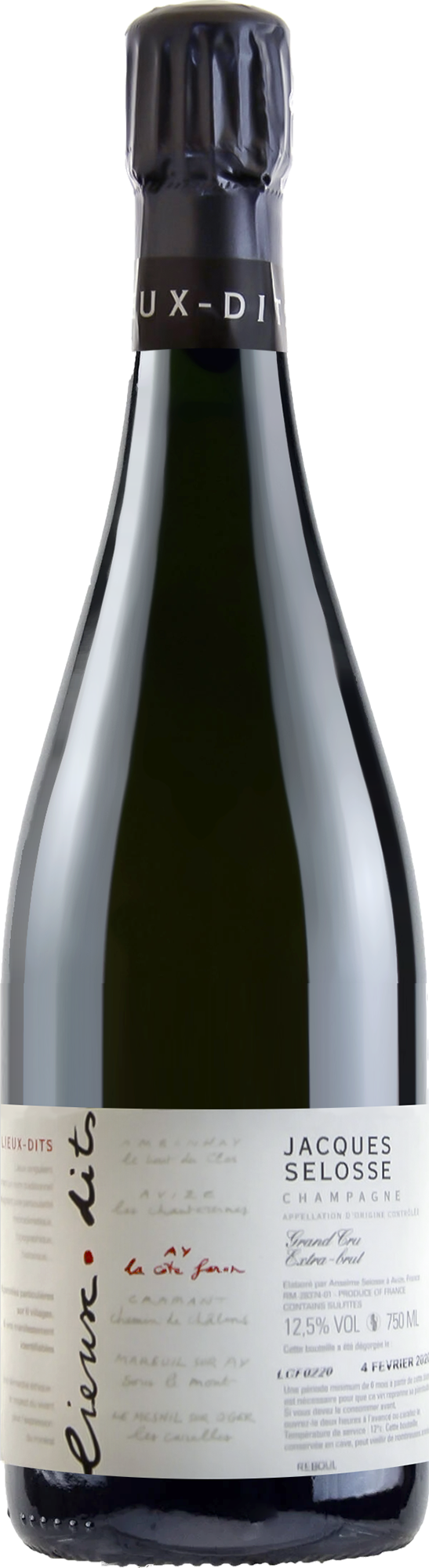Champagne Jacques Selosse Aӱ Grand Cru La Côte Faron (Base 16, Disg. Jan 2022)