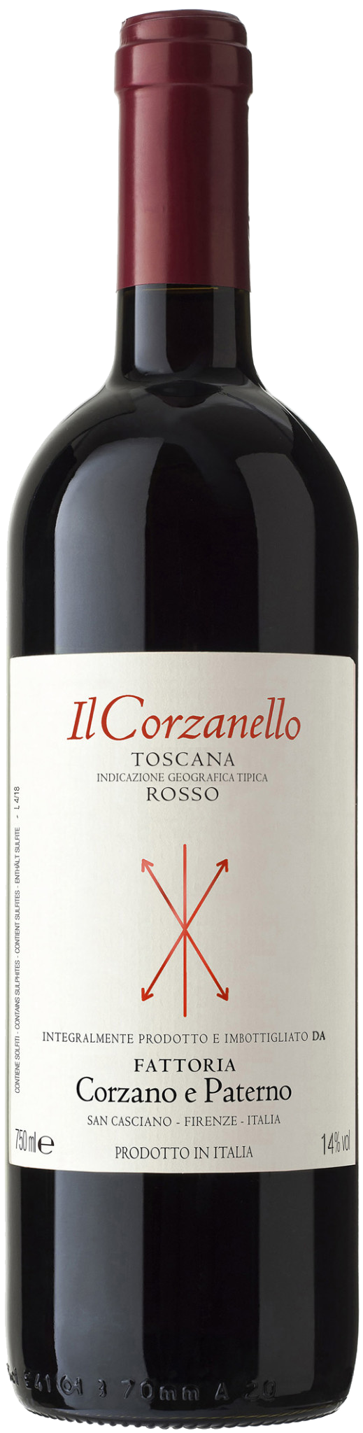 Corzano e Paterno Toscana Rosso Il Corzanello 2020