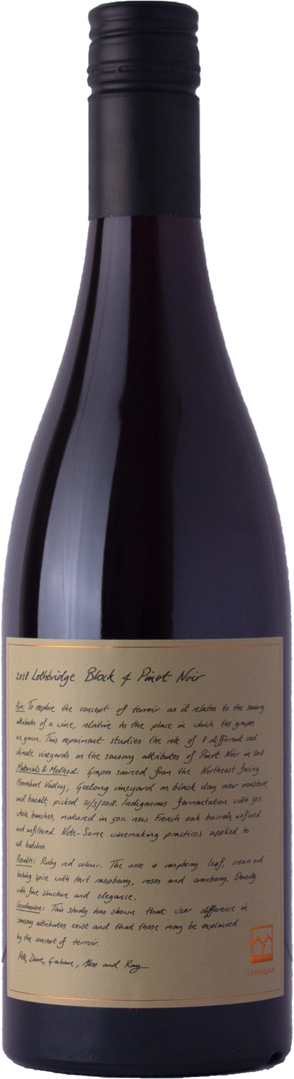 Lethbridge Block 4 Pinot Noir 2018