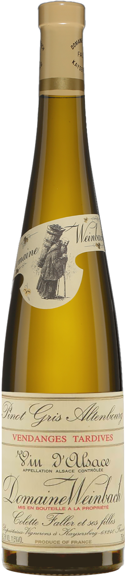 Weinbach Alsace Grand Cru Altenbourg Vendanges Tardives Pinot Gris 2020