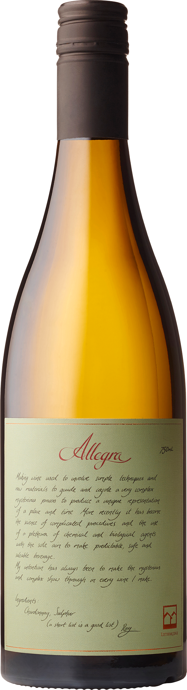 Lethbridge Allegra Chardonnay 2019