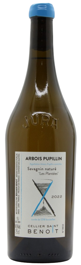 Cellier Saint Benoit Arbois Pupillin Les Plantées Savagnin Naturé 2022