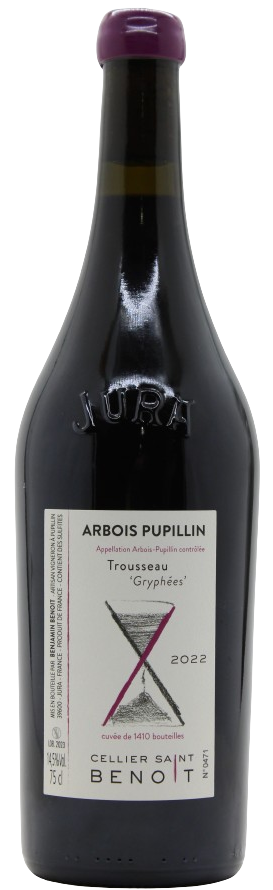 Cellier Saint Benoit Arbois Pupillin Gryphées Trousseau 2022