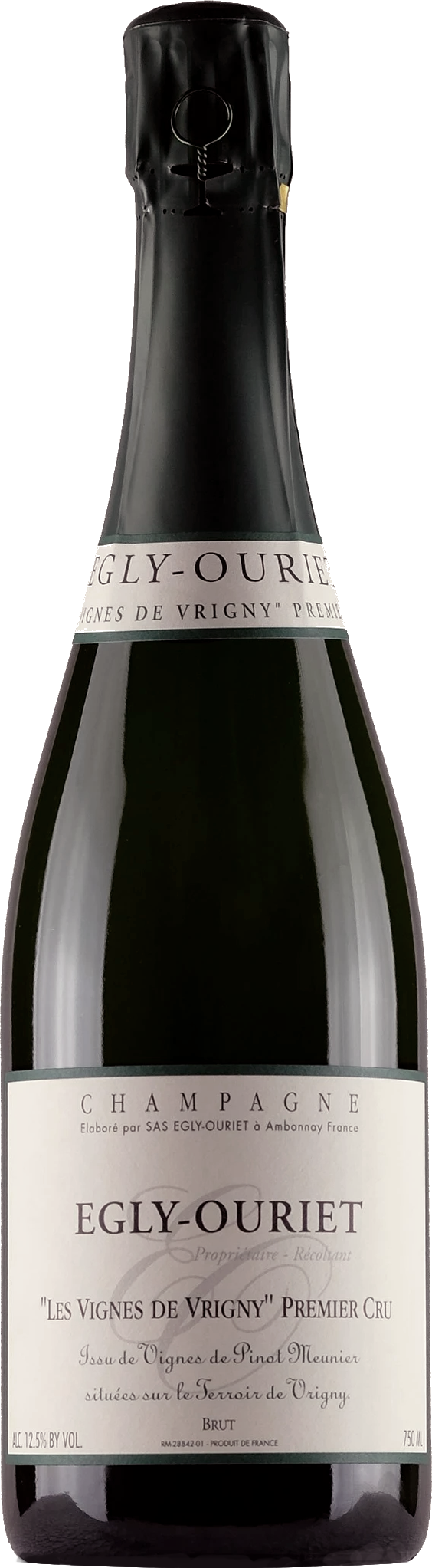 Champagne Egly-Ouriet 1er Cru Les Vignes de Vrigny NV (Base 19, Disg Jul 23)