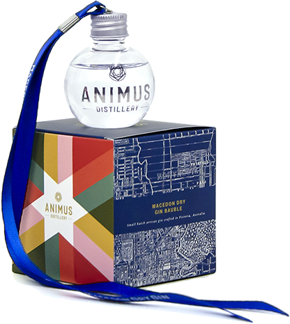 Animus Distillery Bauble Macedon Dry Gin 50ml