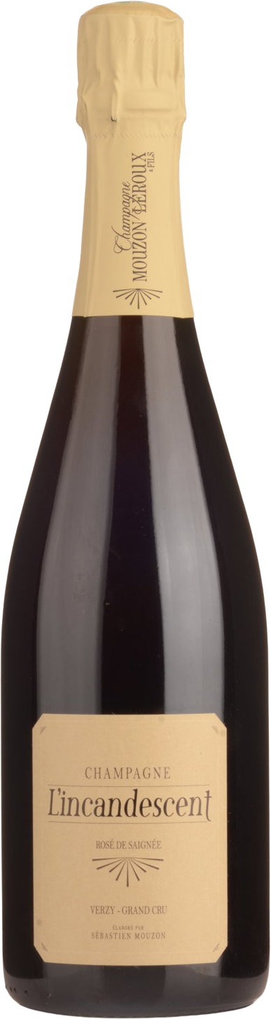 Champagne Mouzon Leroux L'incandescent Rosé de Saignée 2018. (Disg. Oct 2022)