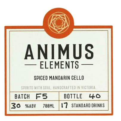 Animus Distillery Elements Spiced Mandarin-Cello (5L)