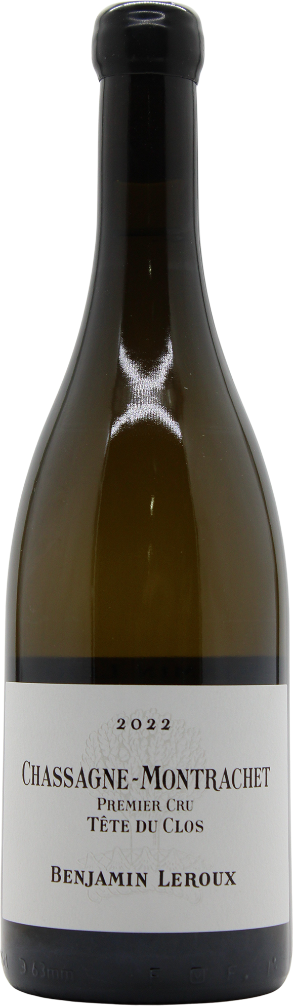 Benjamin Leroux Chassagne-Montrachet 1er Cru Tête du Clos 2022