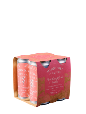 Midnight Mixers Pink Grapefruit 6 X 4 pack