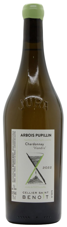 Cellier Saint Benoit Arbois Pupillin Viandris Chardonnay 2022