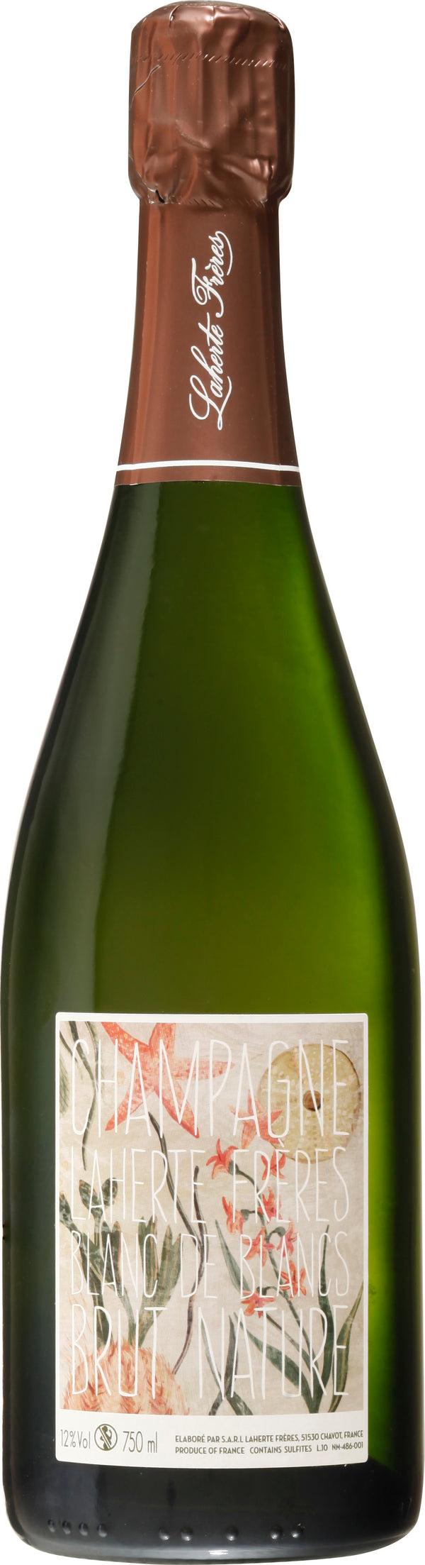 Champagne Laherte Frères Blanc de Blancs Brut Nature NV (Base 22. Disg. Oct 2024)