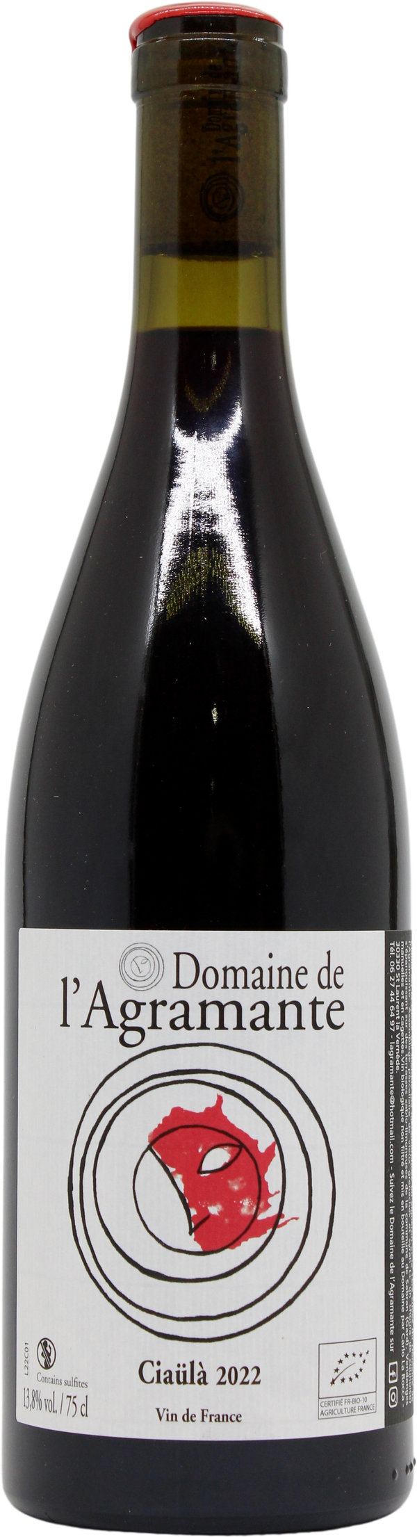Domaine de l’Agramante Cuvée Ciaülà Rouge 2022