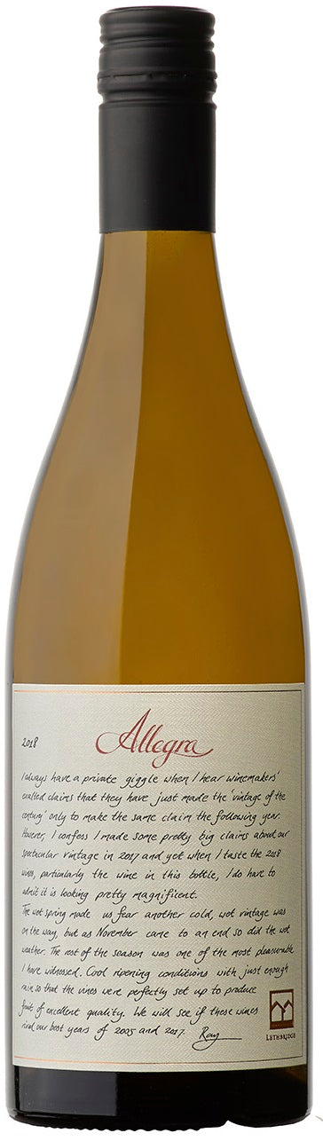 Lethbridge Allegra Chardonnay 2018