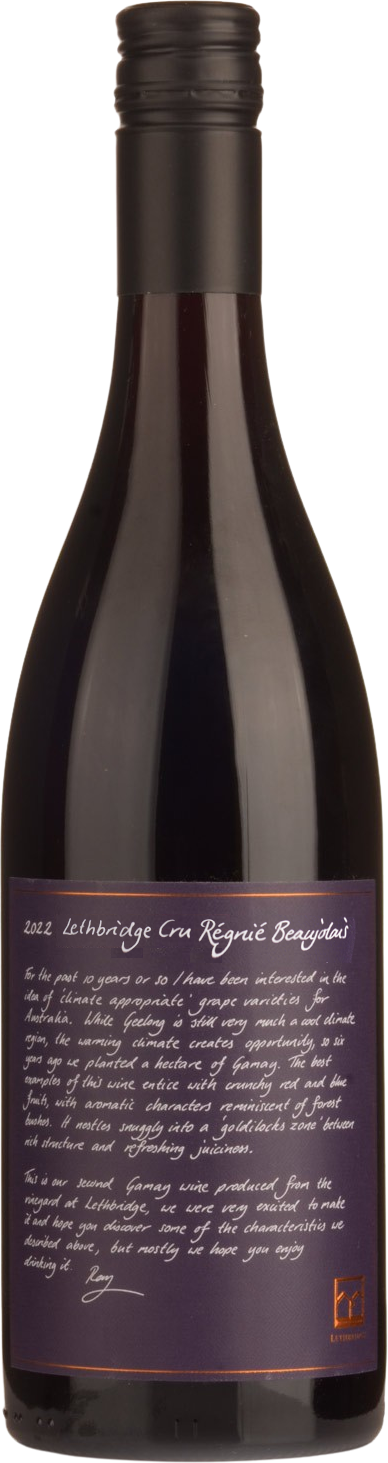 Lethbridge Cru Regnie Beaujolais 2022