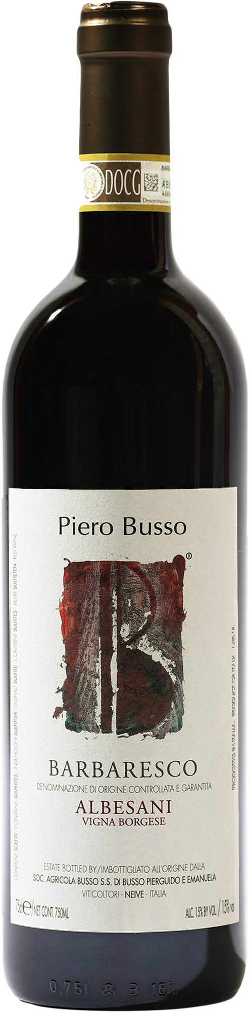 Piero Busso Barbaresco Albesani Vigna Borgese 2019