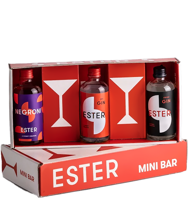 Ester Gin Core Range Pack (Dry Gin, Strong Gin, Negroni)