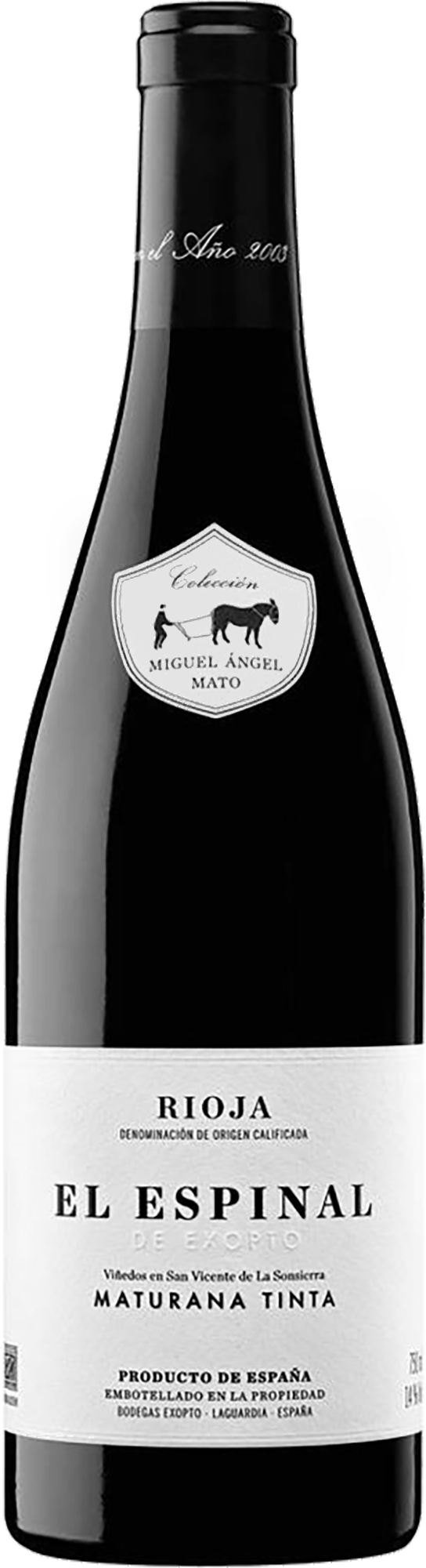 Bodegas Exopto Rioja El Espinal 2017