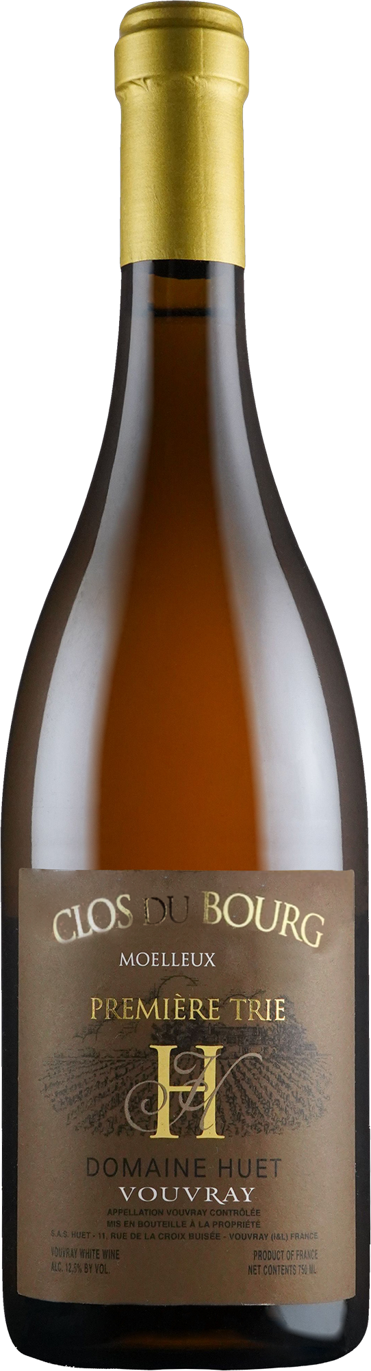 Huet Vouvray Clos du Bourg Moelleux Première Trie 2016