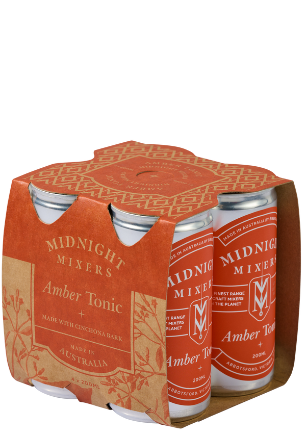 Midnight Mixers Amber Tonic 6 X 4 pack