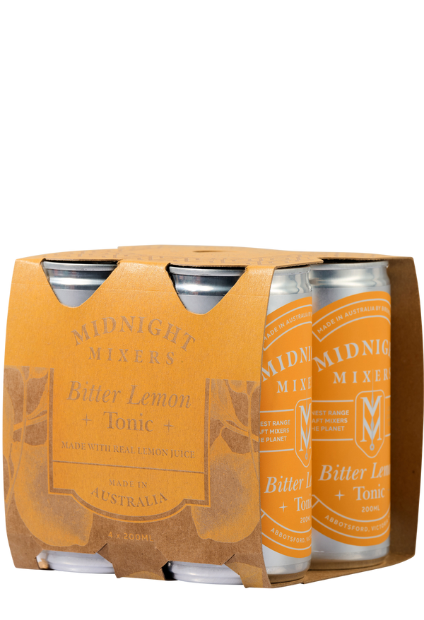 Midnight Mixers Bitter Lemon 6 X 4 pack