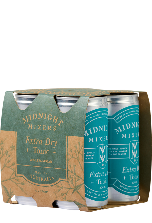 Midnight Mixers Extra Dry Tonic 6 X 4 pack