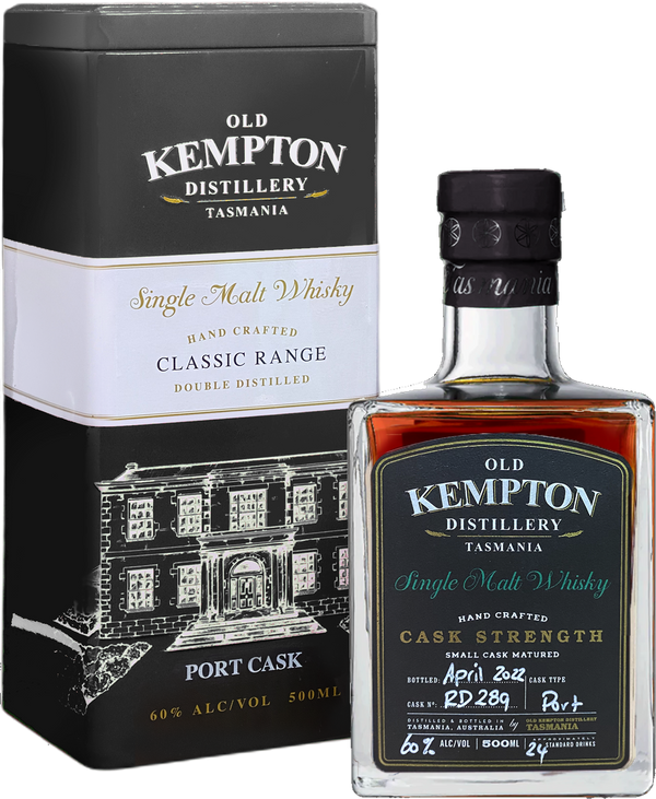 Old Kempton Port Cask Strength Single Malt Whisky (500ml)