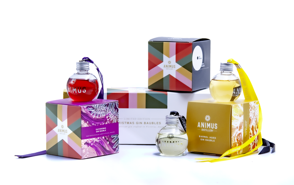 Animus Distillery Bauble Limited Edition Range 3-pack (x1 Davidsonia Gin, x1 Natini Gin, x1 Barrel Aged Gin)